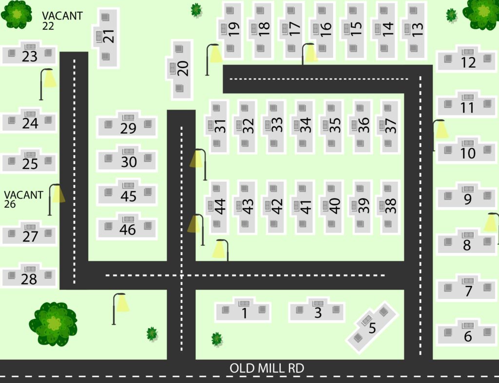 streetscape, properties, management, homes for sale in Taylors, paved neighborhood roads
