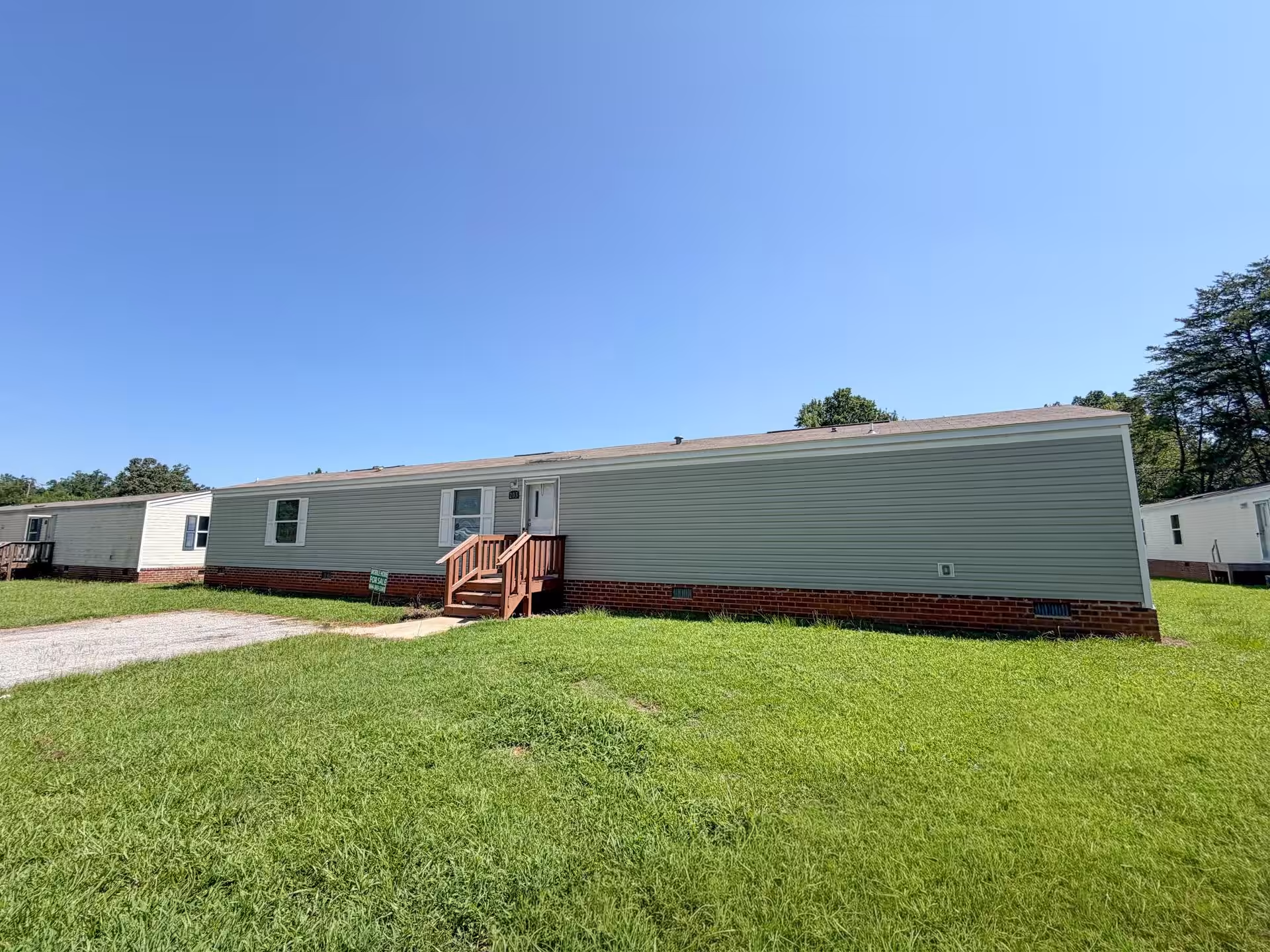 managed mobile home communities, Pelzer, Greenville, residential street view, properties