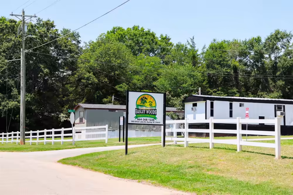 homesite, Greer, Carolina, managed mobile home communities, Old South Asset Management community